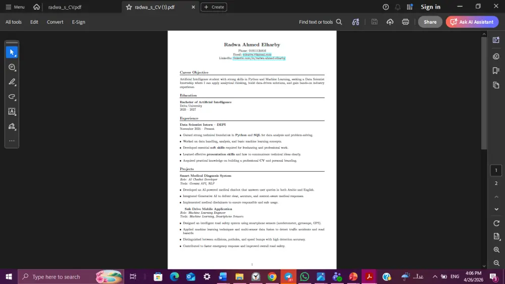 تصميم و كتابة CV بنظام ATS
