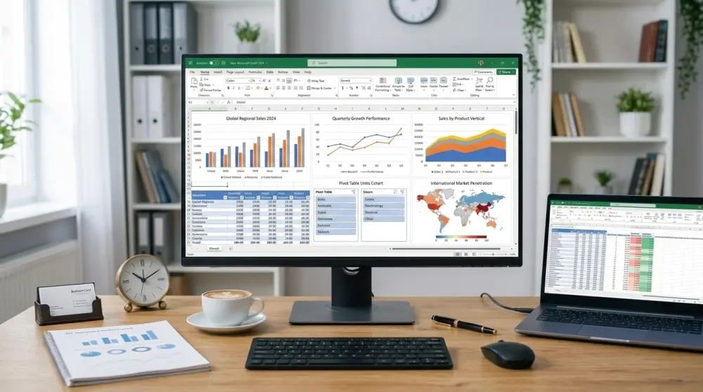 تحليل البيانات بواسطه اكسيل excel وتصميم داشبورد