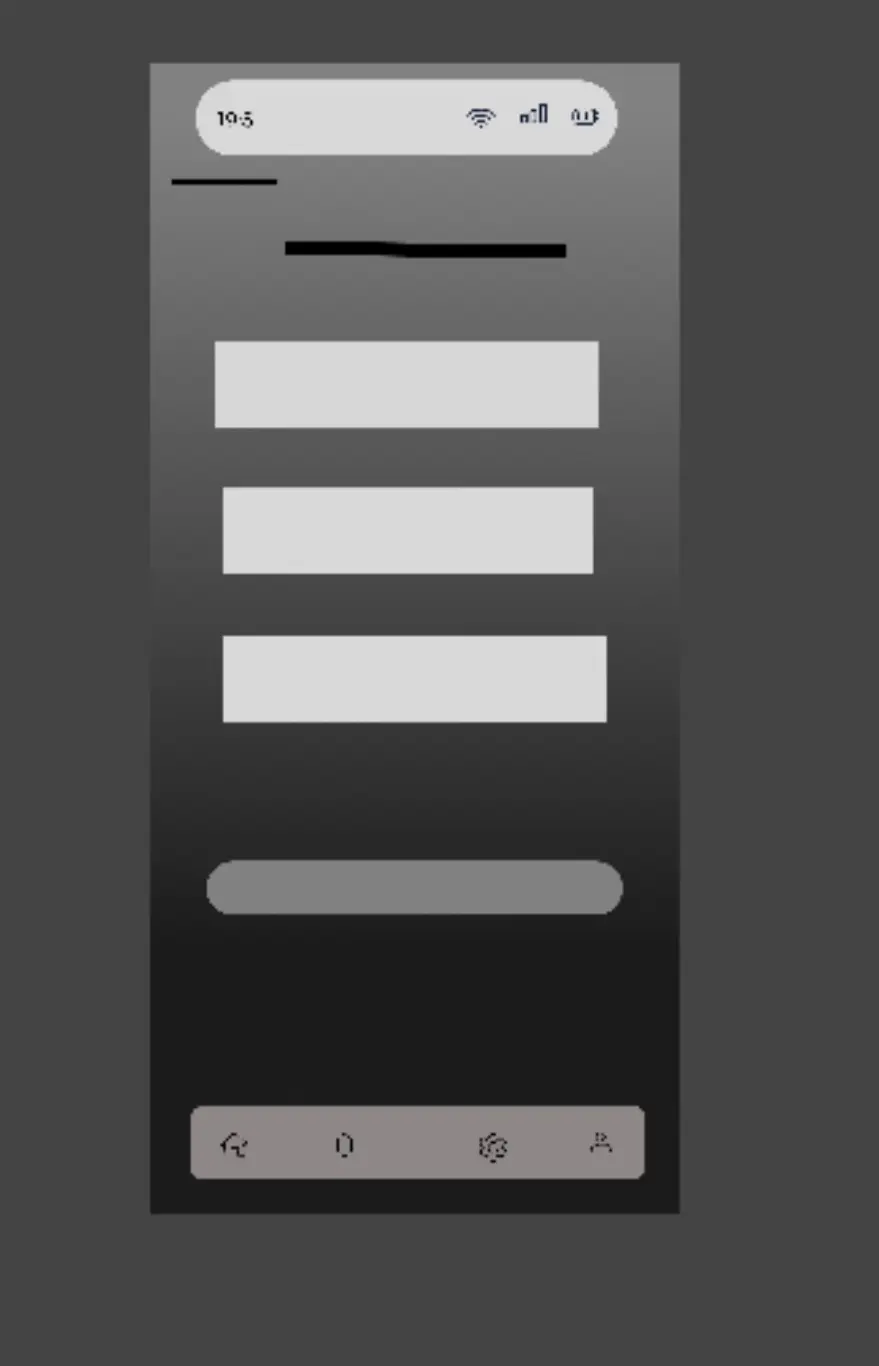 تصميم 4 صفح من  Wireframe بسيط لتطبيق أو موقع