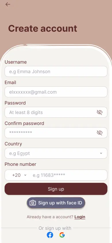 تصميم صفحتي Login و Sign Up احترافيتين على Figma