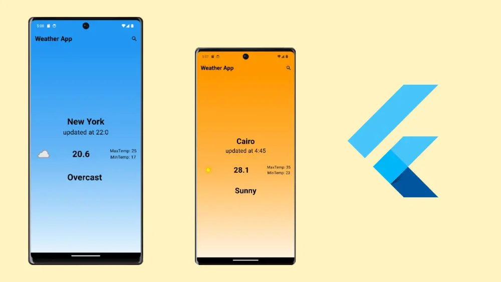 تصميم وتطوير شاشات Flutter احترافية
