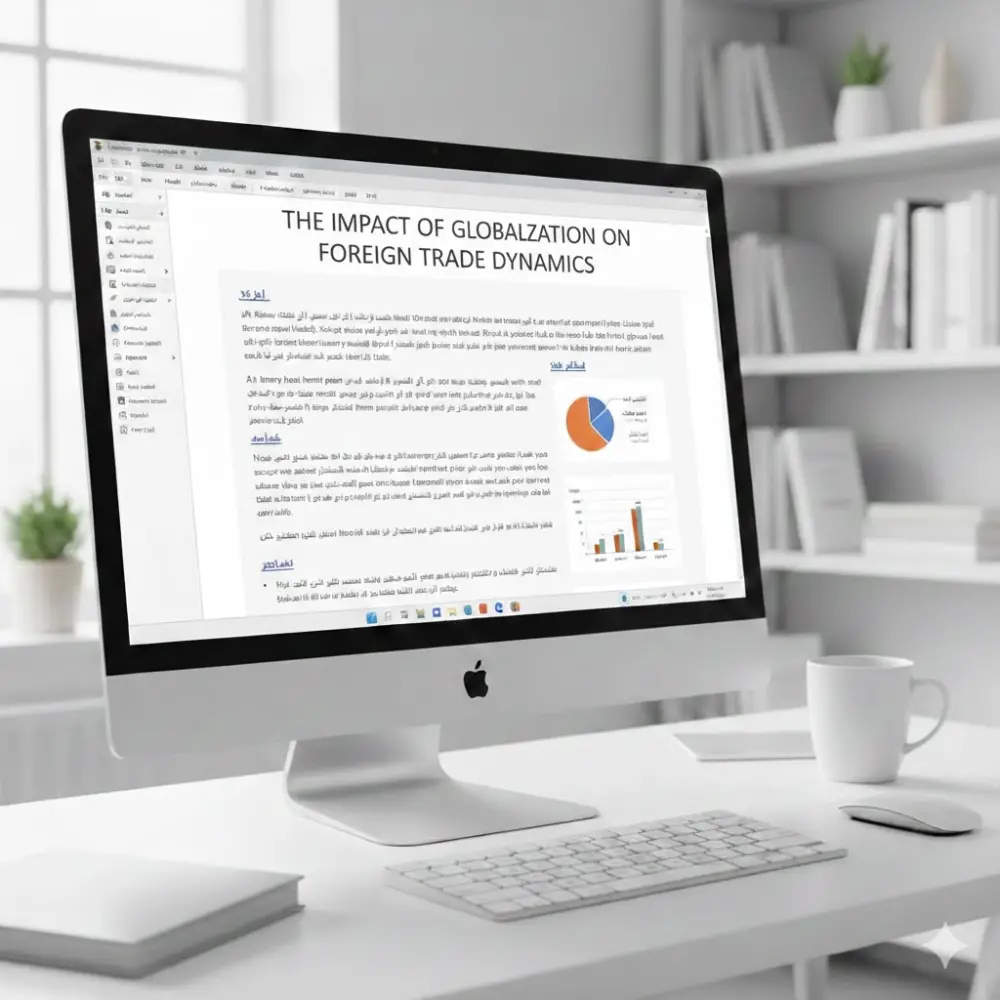 المساعدة في كتابة الملخصات وإعداد الأبحاث في مختلف المجالات