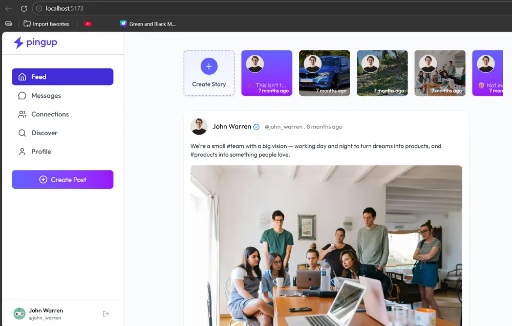 بناء تطبيق ويب متكامل