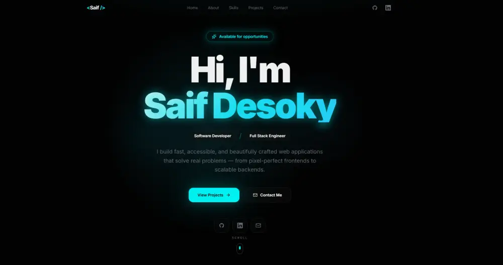 تصميم بورتفوليو احترافي