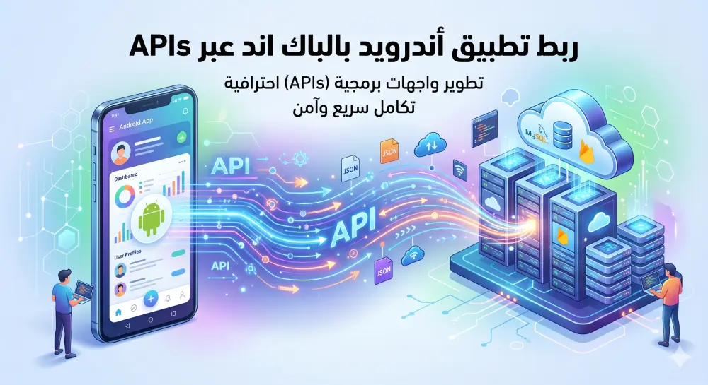 ربط تطبيق اندرويد بالباك اند عن طريق APIs
