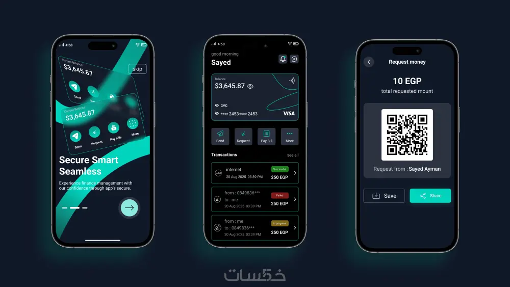 تصميم ui/ux احترافي لتطبيقات الموبايل