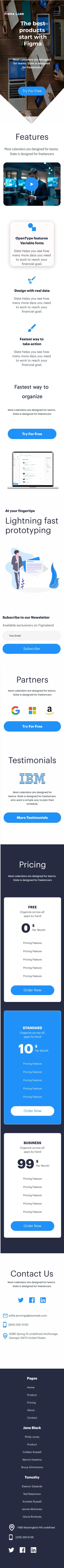 تصميم صفحات هبوط