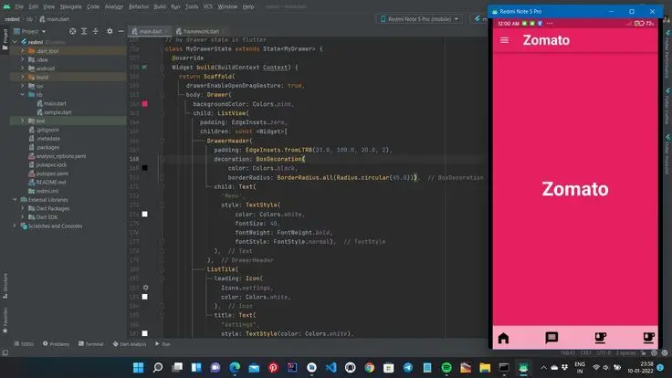 سوف أقوم بإنشاء شاشة Flutter واحدة من تصميم Figma أو صورة مقابل 5 دولار