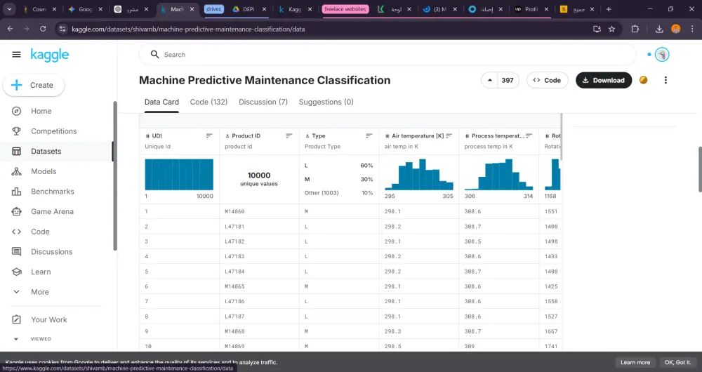 سأبني لك نموذج Machine Learning بسيط للتوقع أو التصنيف