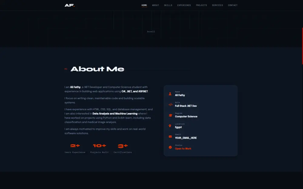 إنشاء Portfolio شخصي لعرض مشاريعك بشكل احترافي