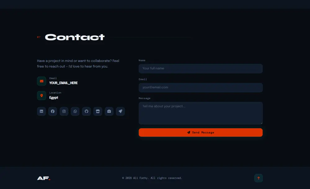 إنشاء Portfolio شخصي لعرض مشاريعك بشكل احترافي
