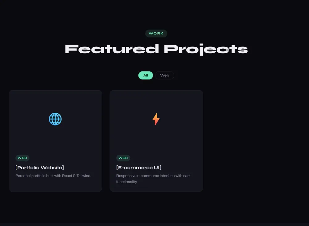 تصميم موقع Portfolio احترافي متجاوب 100% يعرض مهاراتك