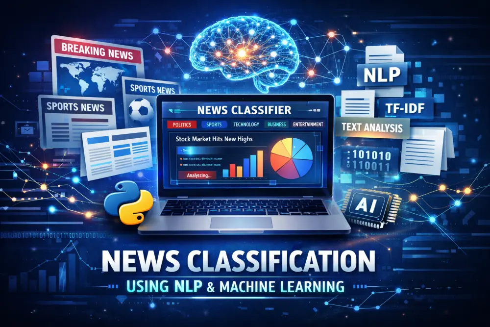 تدريب نموذج Machine Learning لتصنيف الأخبار بدقة عالية