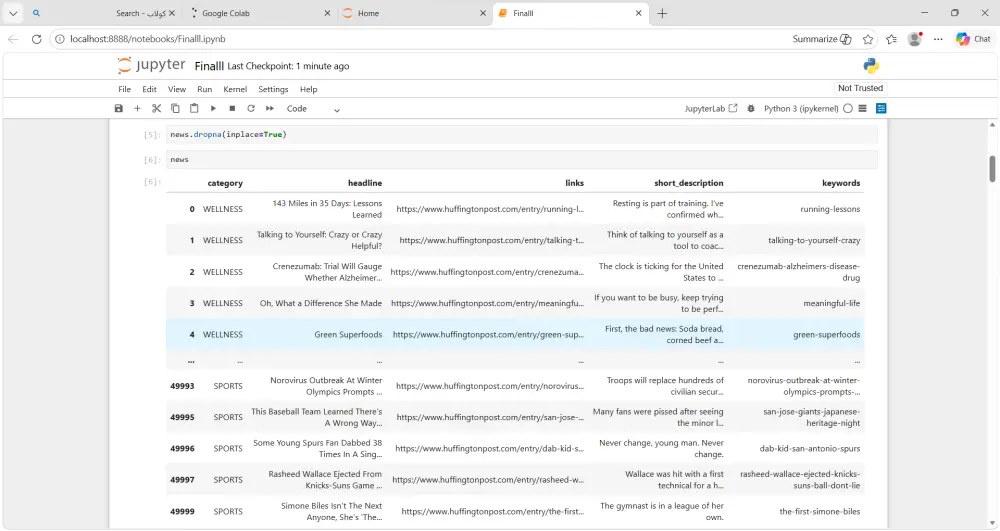 سأقوم بتطوير نموذج ذكاء اصطناعي أو تعلم آلي باستخدام Python