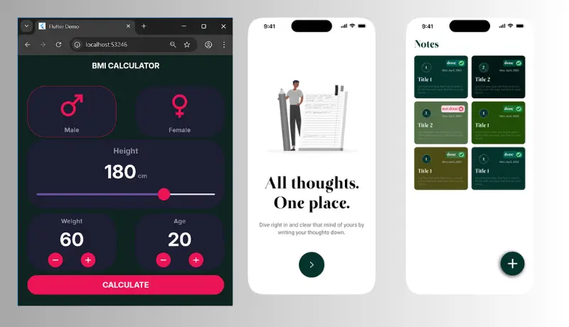 انشاء و تطوير و تعديل تطبيق Android & ios باستخدام Flutter