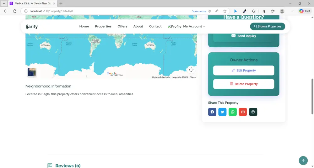 منصة "Ijarify" المتكاملة لإيجار وبيع العقارات | ASP.NET Core MVC