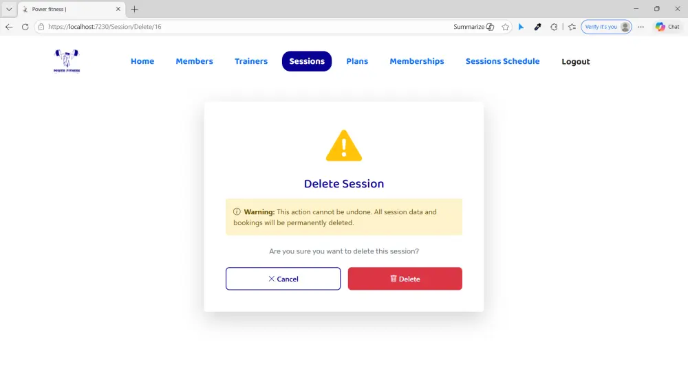 نظام إدارة صالة رياضية (Gym Management System) باستخدام ASP