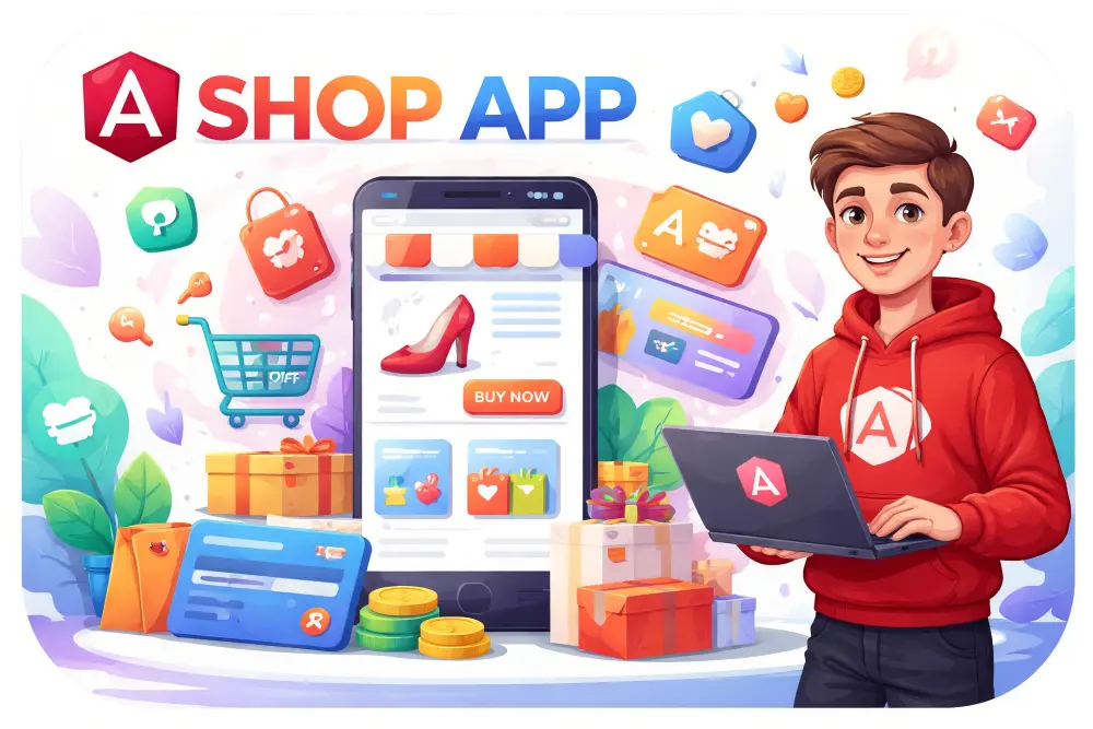 Angular E-Commerce Shop App | متجر إلكتروني باستخدام Angular