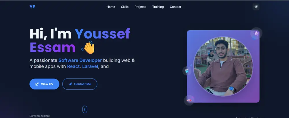 تصميم صفحه هبوط Landing Page بتصميمات عصريه Responsive
