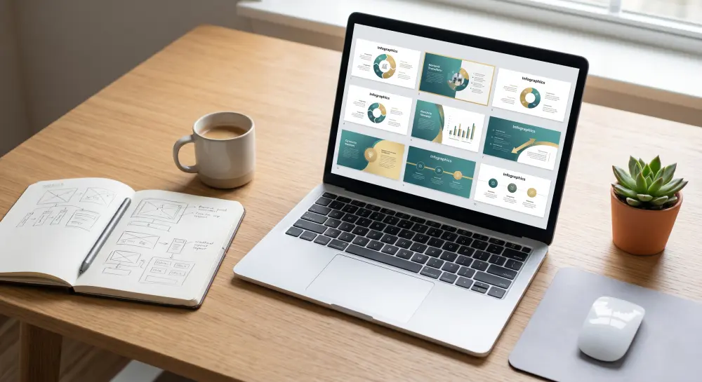 تصميم عروض تقديمية PowerPoint جذابة واحترافية