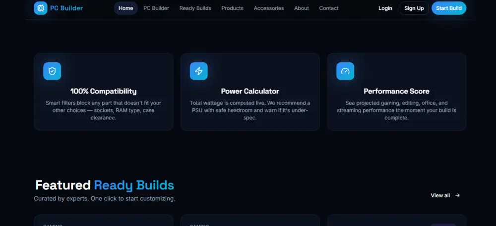 سأصمم لك Landing Page احترافية بـ HTML و Tailwind CSS