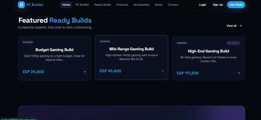 سأصمم لك Landing Page احترافية بـ HTML و Tailwind CSS