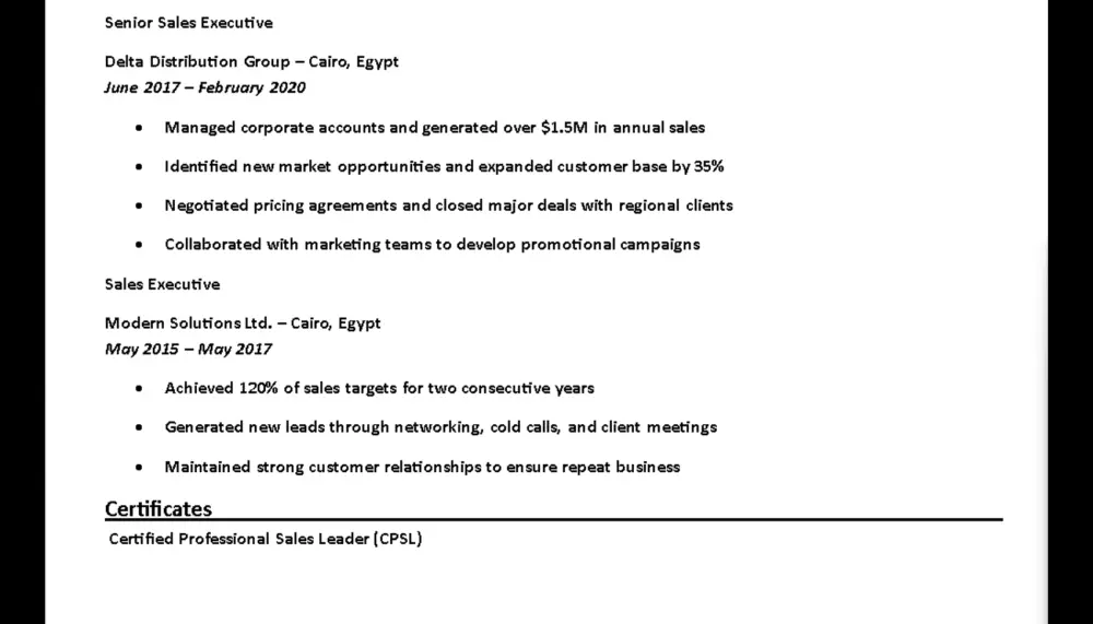 كتابة وتصميم سيرة ذاتية احترافية متوافقة مع أنظمة ATS