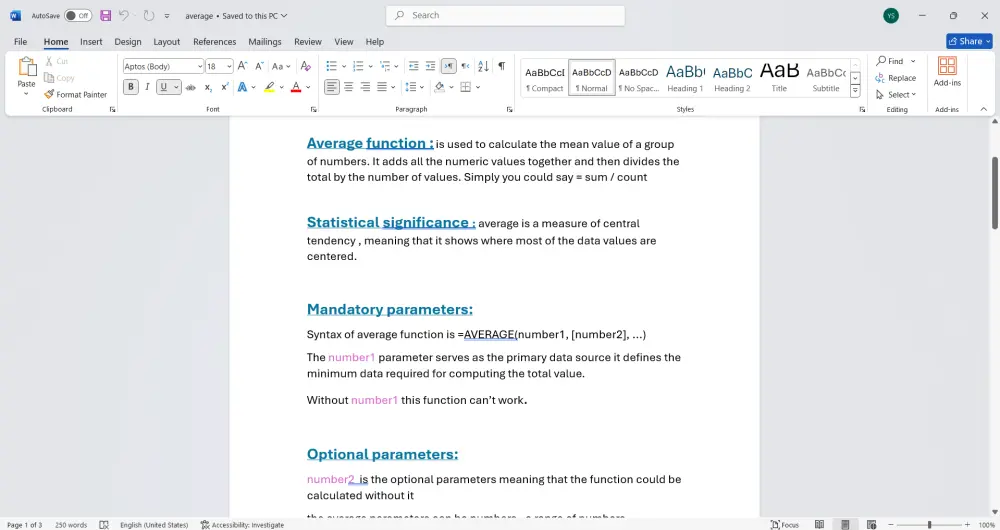 ادخال بيانات باستخدام اكسيل او وورد ب اللغة العربية او الانجليزية