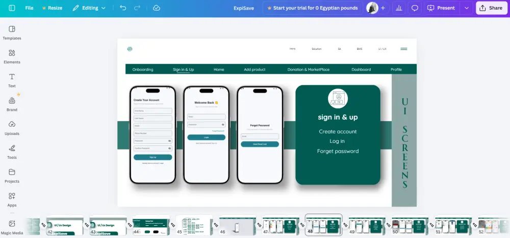 عمل برزنتيشن عروض تقديمية ب بوربوينت او كانفا