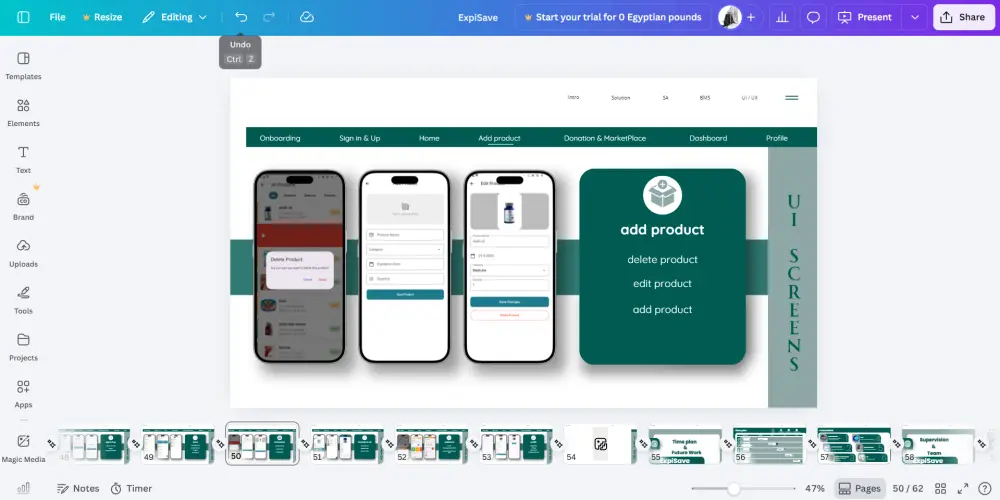 عمل برزنتيشن عروض تقديمية ب بوربوينت او كانفا