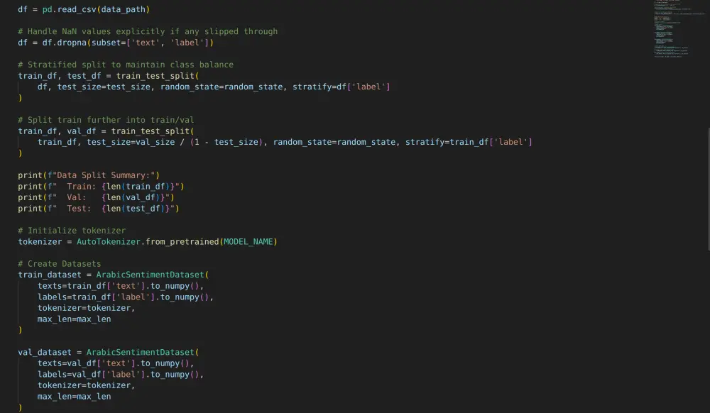 بناء نموذج ذكاء اصطناعي (ML / NLP) باستخدام Python