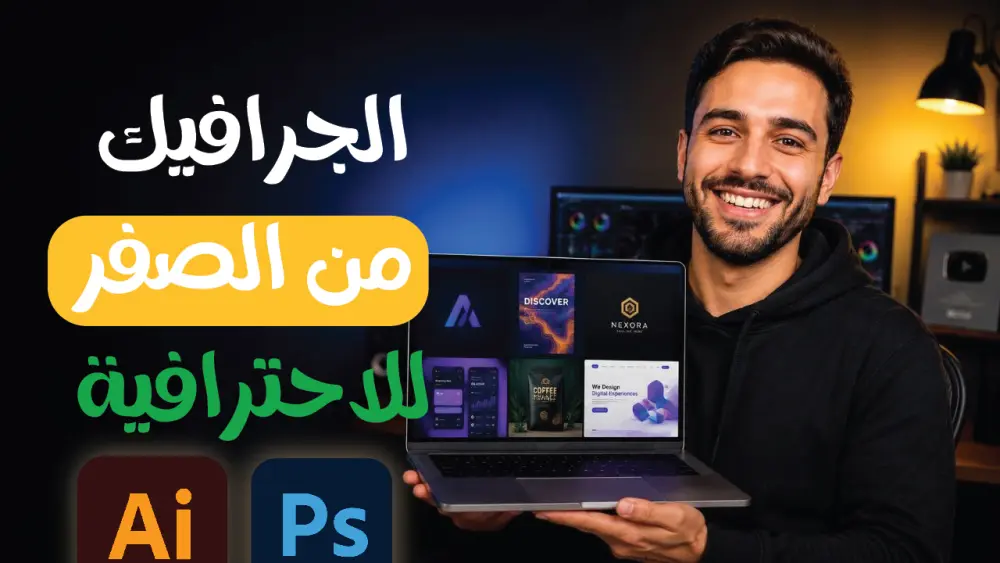 تصميم thumbnail احترافي لليوتيوب يجذب المشاهدات