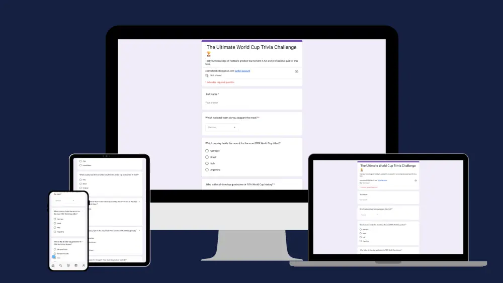 تصميم استبيانات ذكية ونماذج Google Forms احترافية
