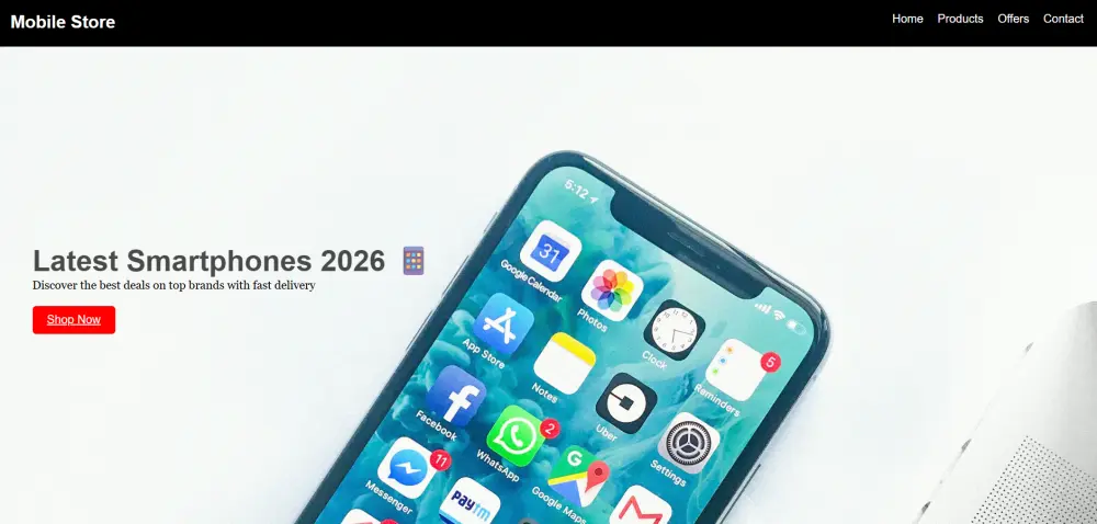 تصميم Landing Page احترافية باستخدام HTML و CSS