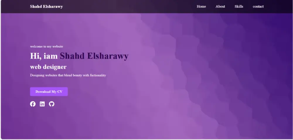 تصميم بورتفوليو شخصي احترافي