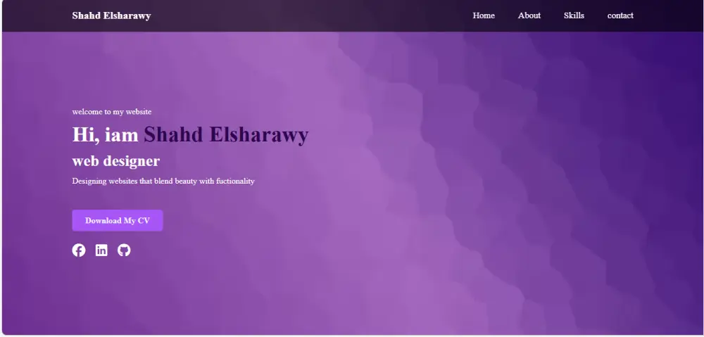 تصميم بورتفوليو شخصي احترافي