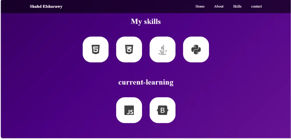 تصميم بورتفوليو شخصي احترافي