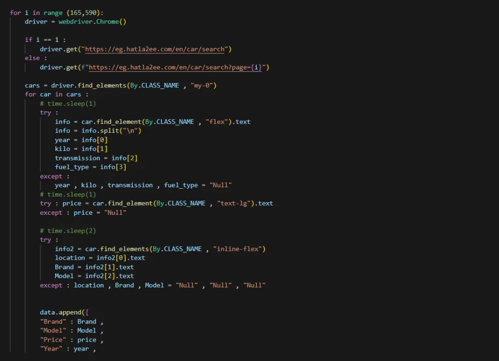 استخراج البيانات من المواقع (Web Scraping) باستخدام Python