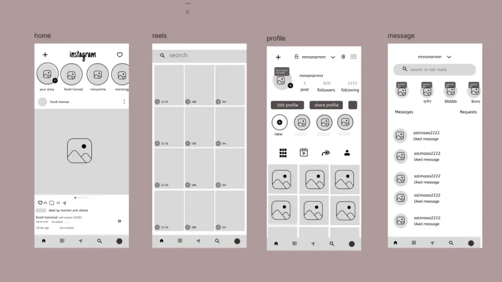 تصميم مخططات هيكلية (Wireframes) لتطبيقات الموبايل
