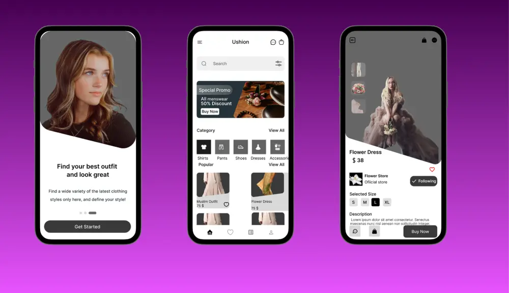 تصميم واجهة تطبيق موبايل احترافية باستخدام Figma