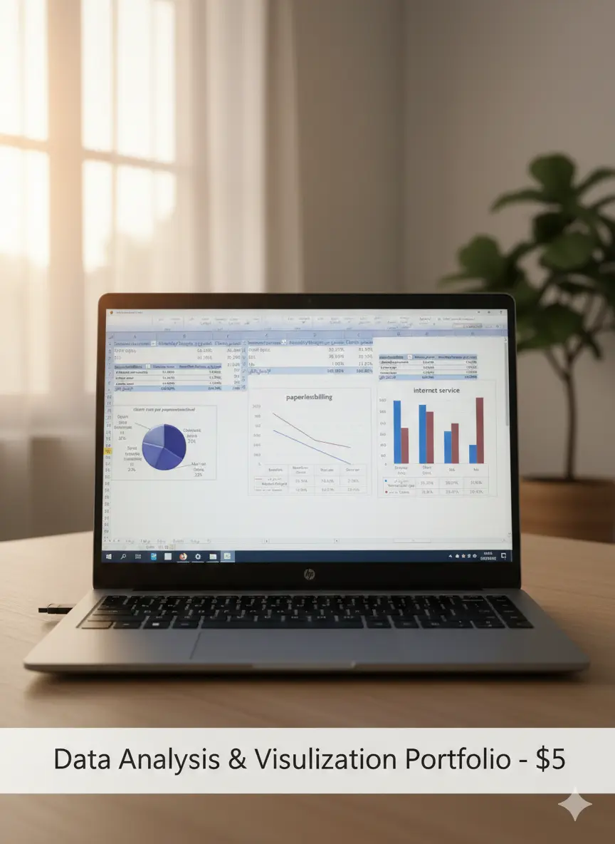 تنظيف وتحليل بيانات Excel وعمل رسوم بيانية