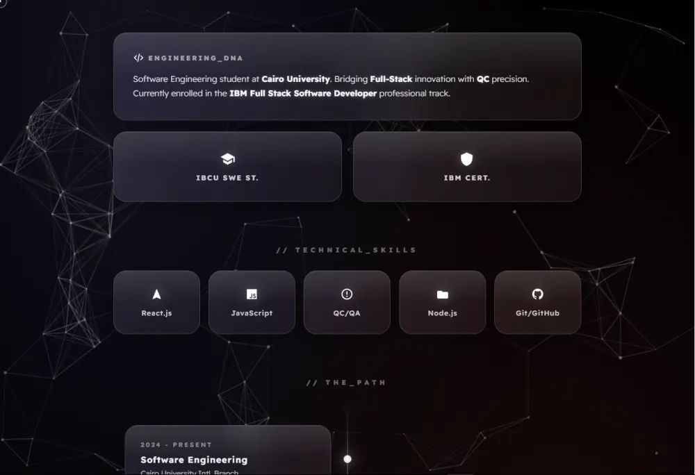 🌟 تصميم Portfolio/موقع شخصي احترافي لعرض مهاراتك ومشاريعك 🌟