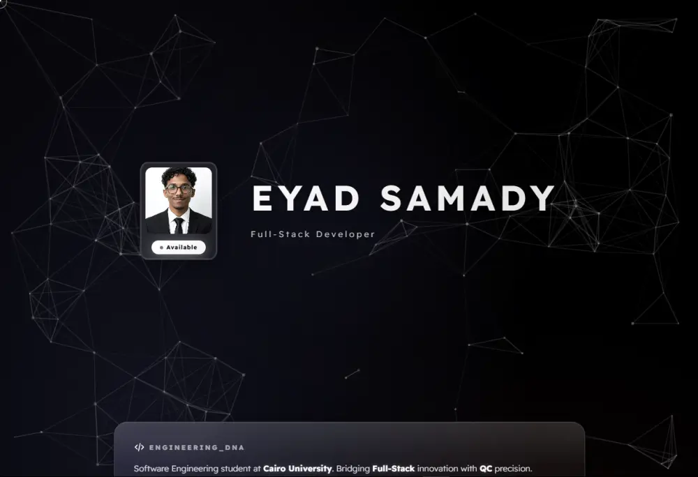 🌟 تصميم Portfolio/موقع شخصي احترافي لعرض مهاراتك ومشاريعك 🌟