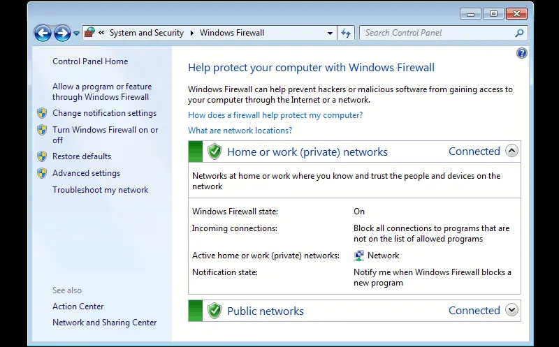 مراجعة الإعدادات الأمنية الأساسية للنظام وحمايته من المخاطر الشائعة