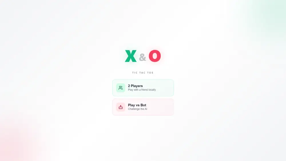 تصميم لعبة ويب Tic Tac Toe