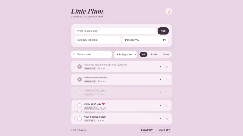 سأطور تطبيق إدارة مهام احترافي ومتجاوب باستخدام HTML وCSS وJavaScript