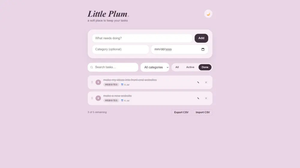 سأطور تطبيق إدارة مهام احترافي ومتجاوب باستخدام HTML وCSS وJavaScript