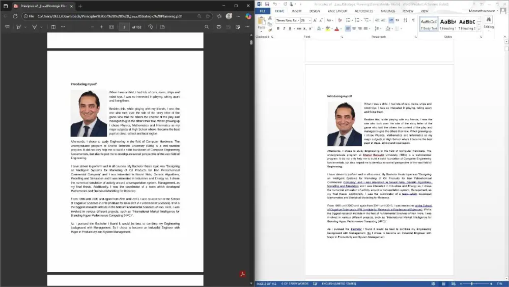 تحويل ملفات من pdf الي word