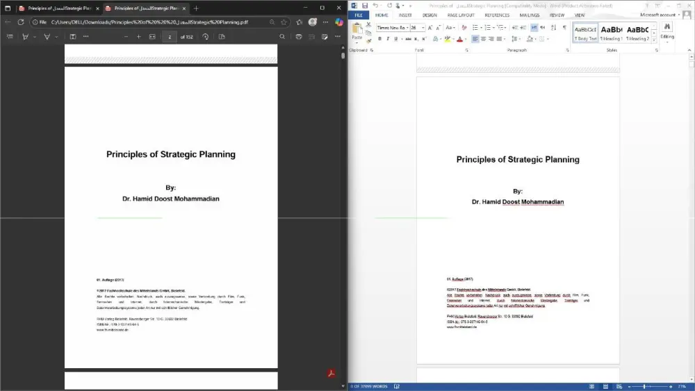 تحويل ملفات من pdf الي word