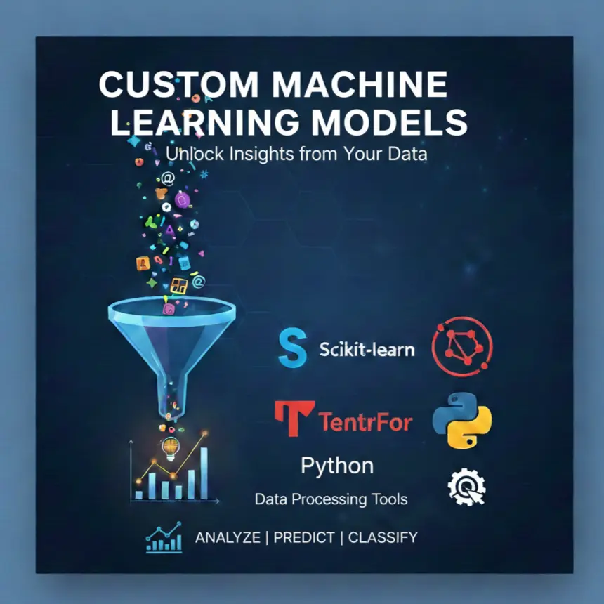 حوّل بياناتك إلى قرارات ذكية | بناء نماذج تعلم آلي مخصص (ML)